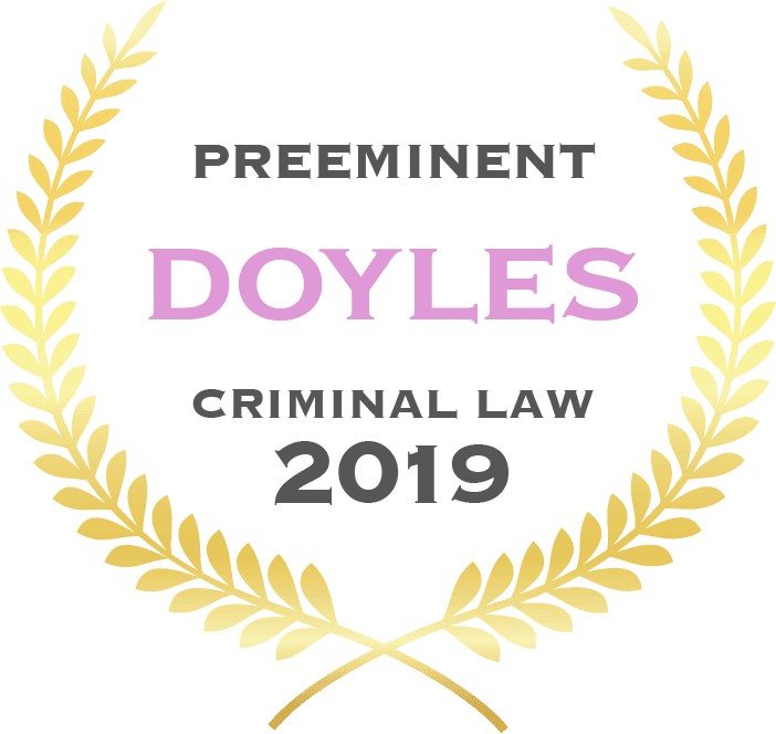 Doyle's Preeminent Criminal Lawyer 2019